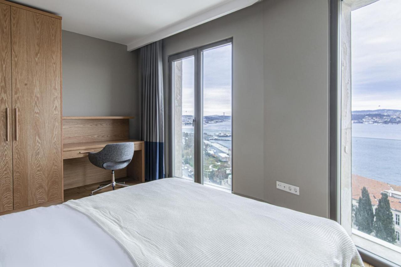 Flat With Panoramic Bosphorus View In Cihangir Istambul Exterior foto
